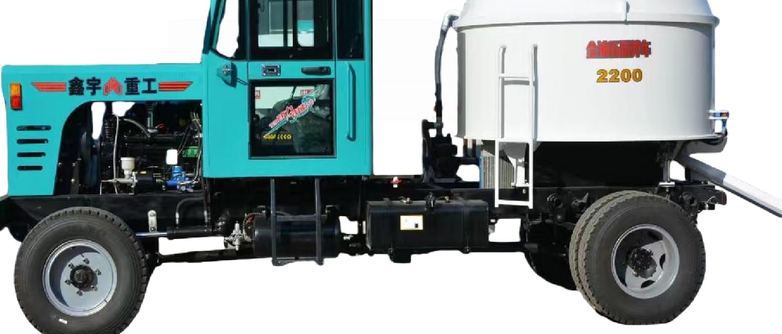 Transportation mixer truck